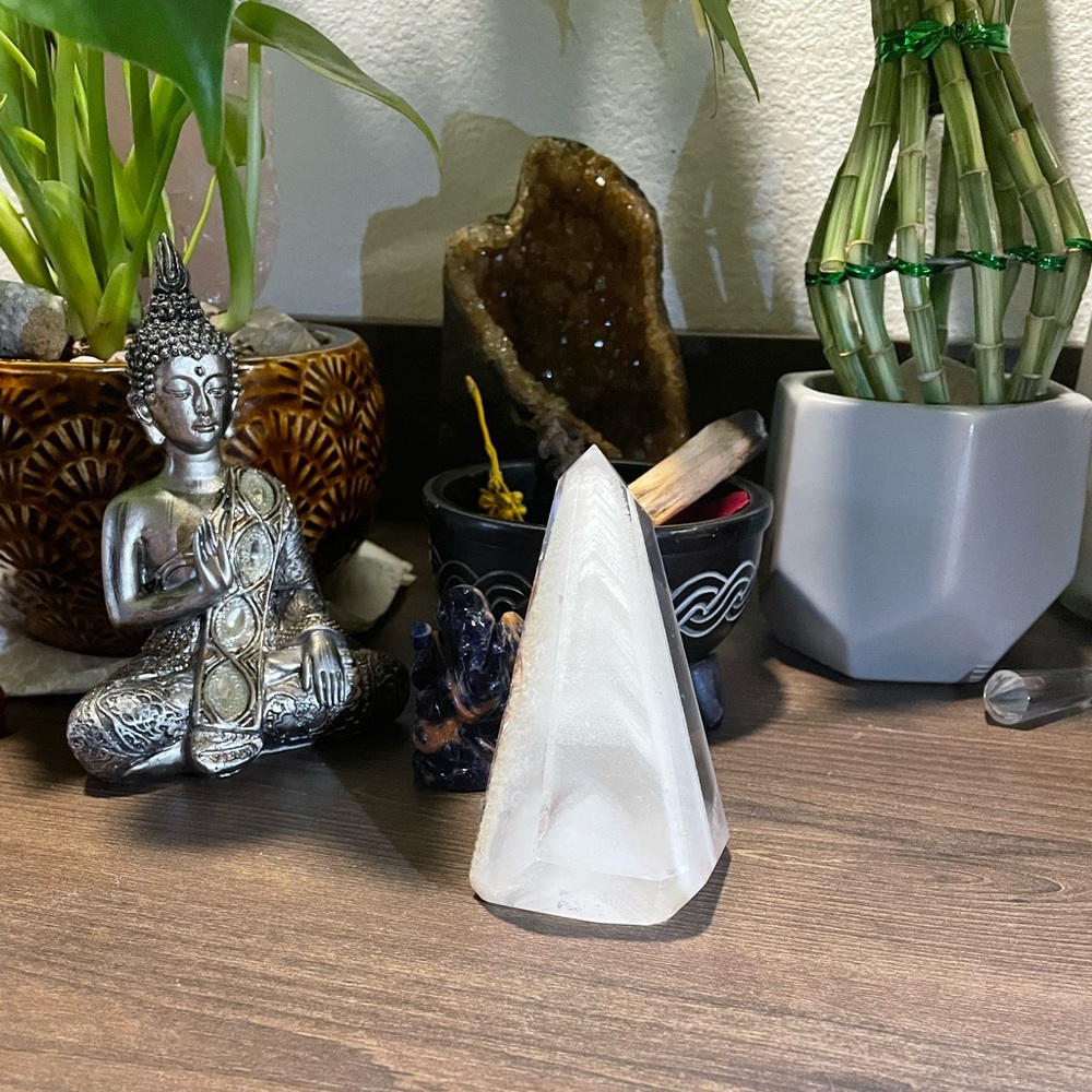 Beautiful White Phantom Crystal